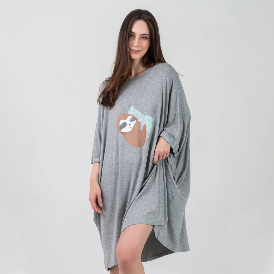 Chemise de Nuit Cosy Dodo Paresseux