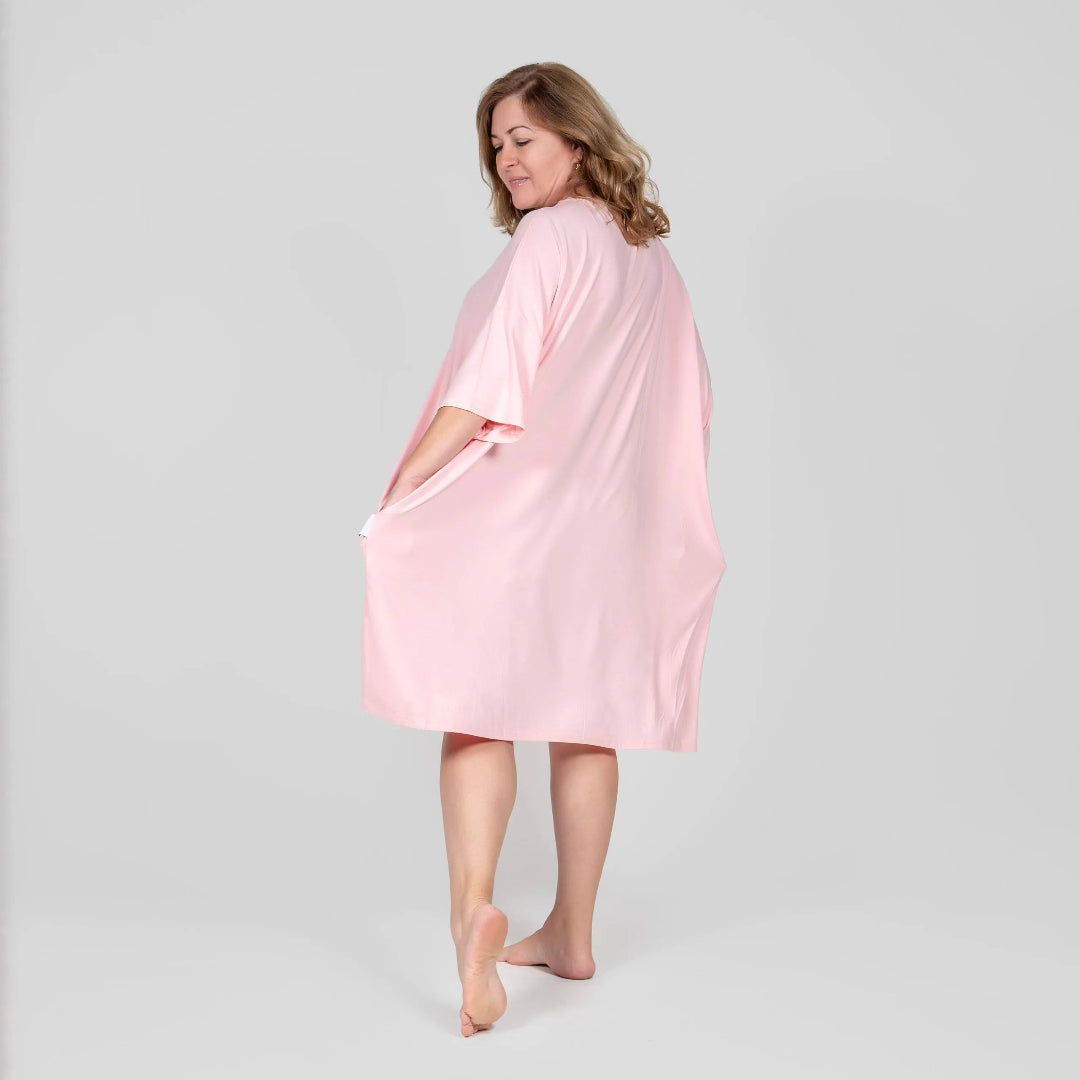 Chemise de Nuit Cosy Douce Rose