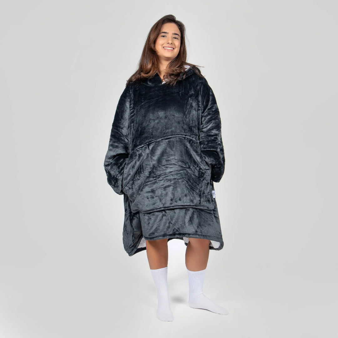 Cosydoux Gris Plaid à Capuche Cosydoo