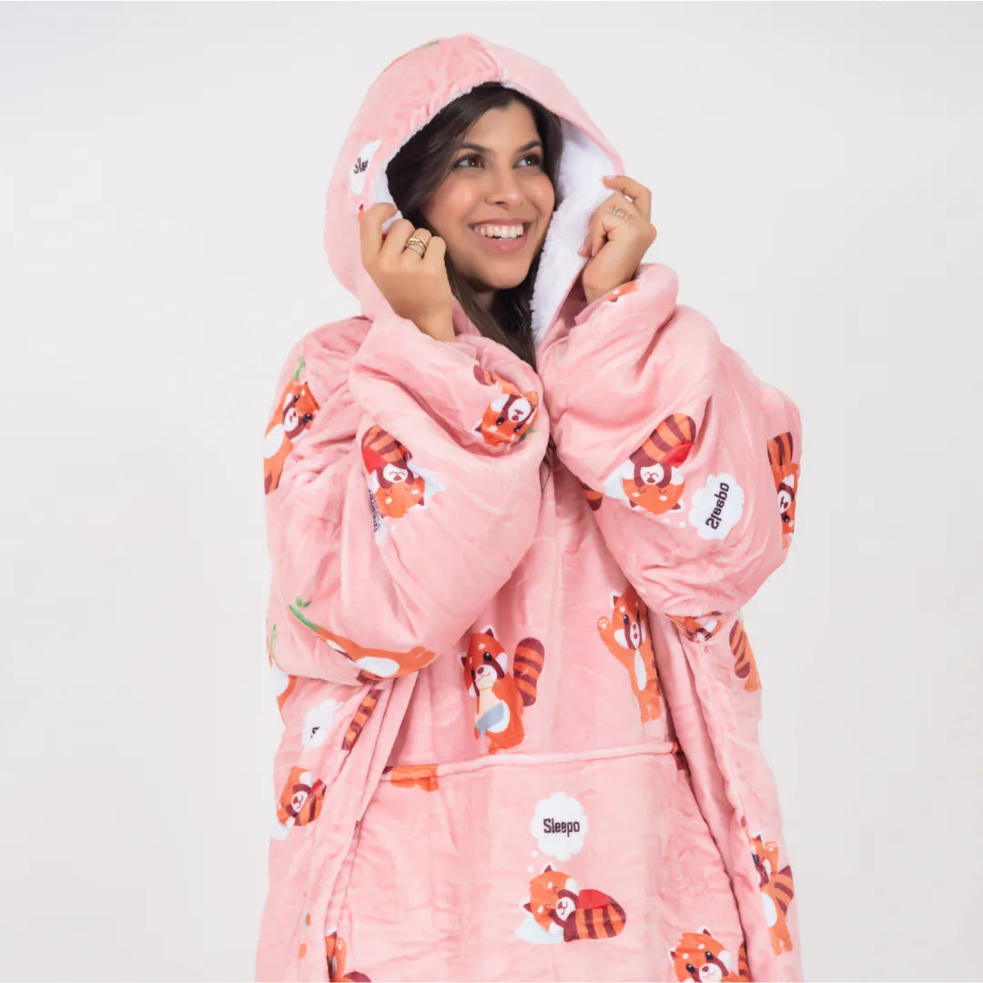 Cosydoux Pandarose Plaid à Capuche Cosydoo