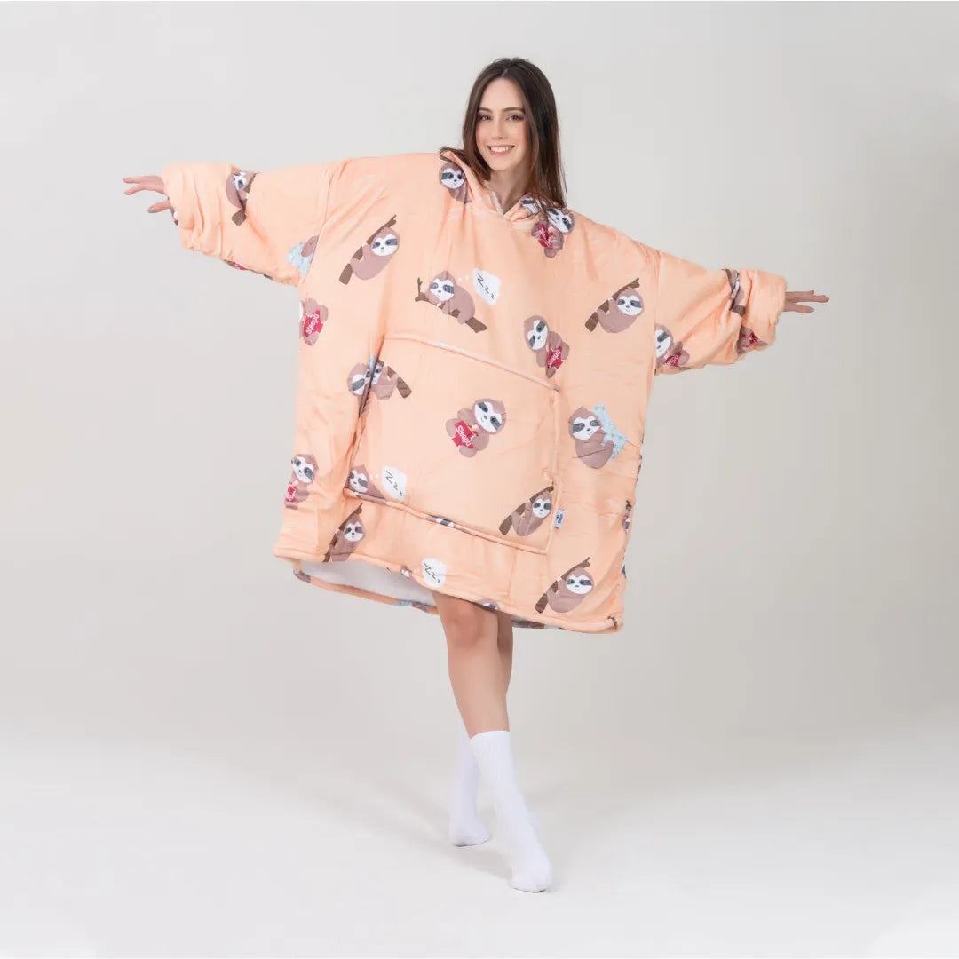 Cosydoux Paresseux Plaid à Capuche Cosydoo