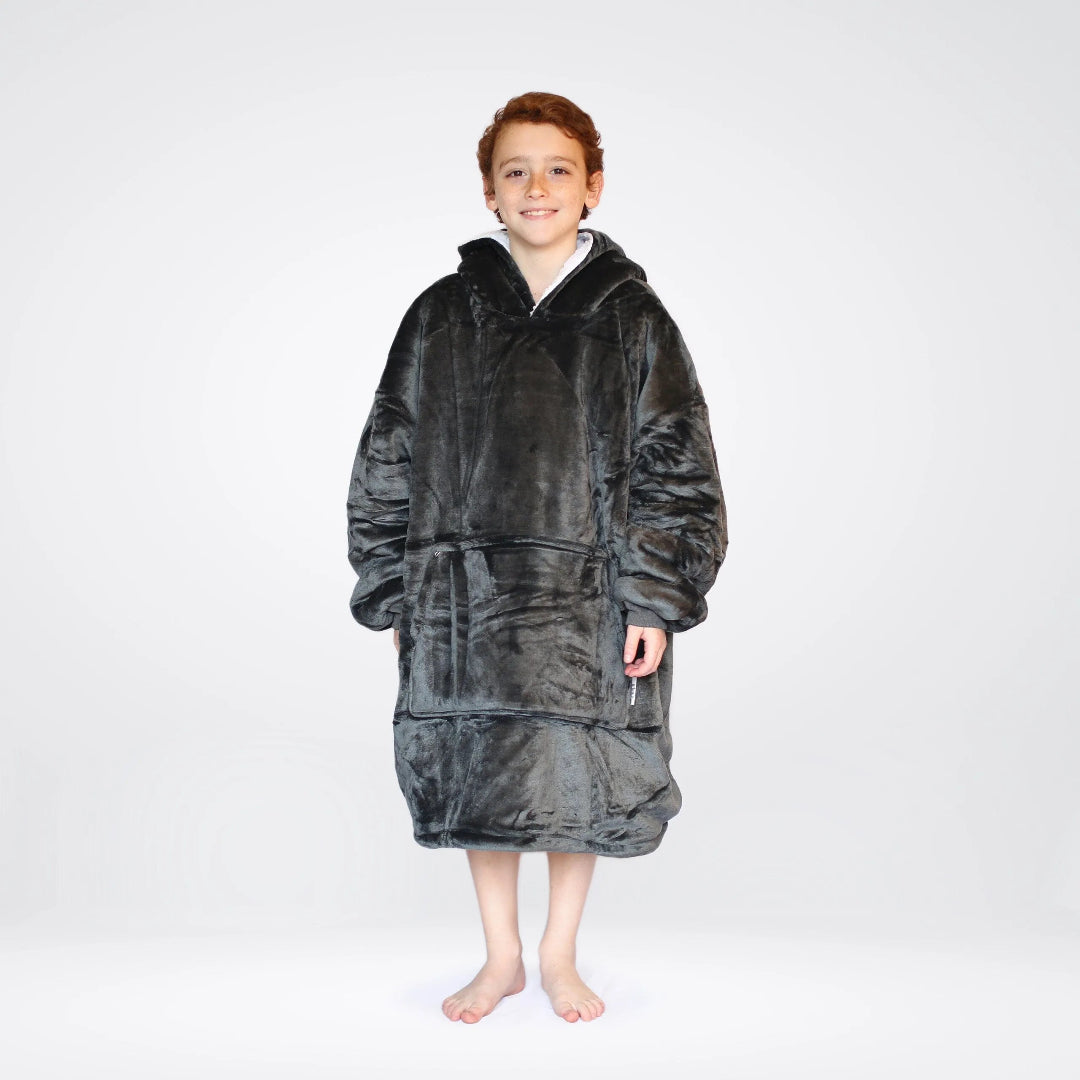 Plaid à Capuche Cosygris Enfant Cosydoo