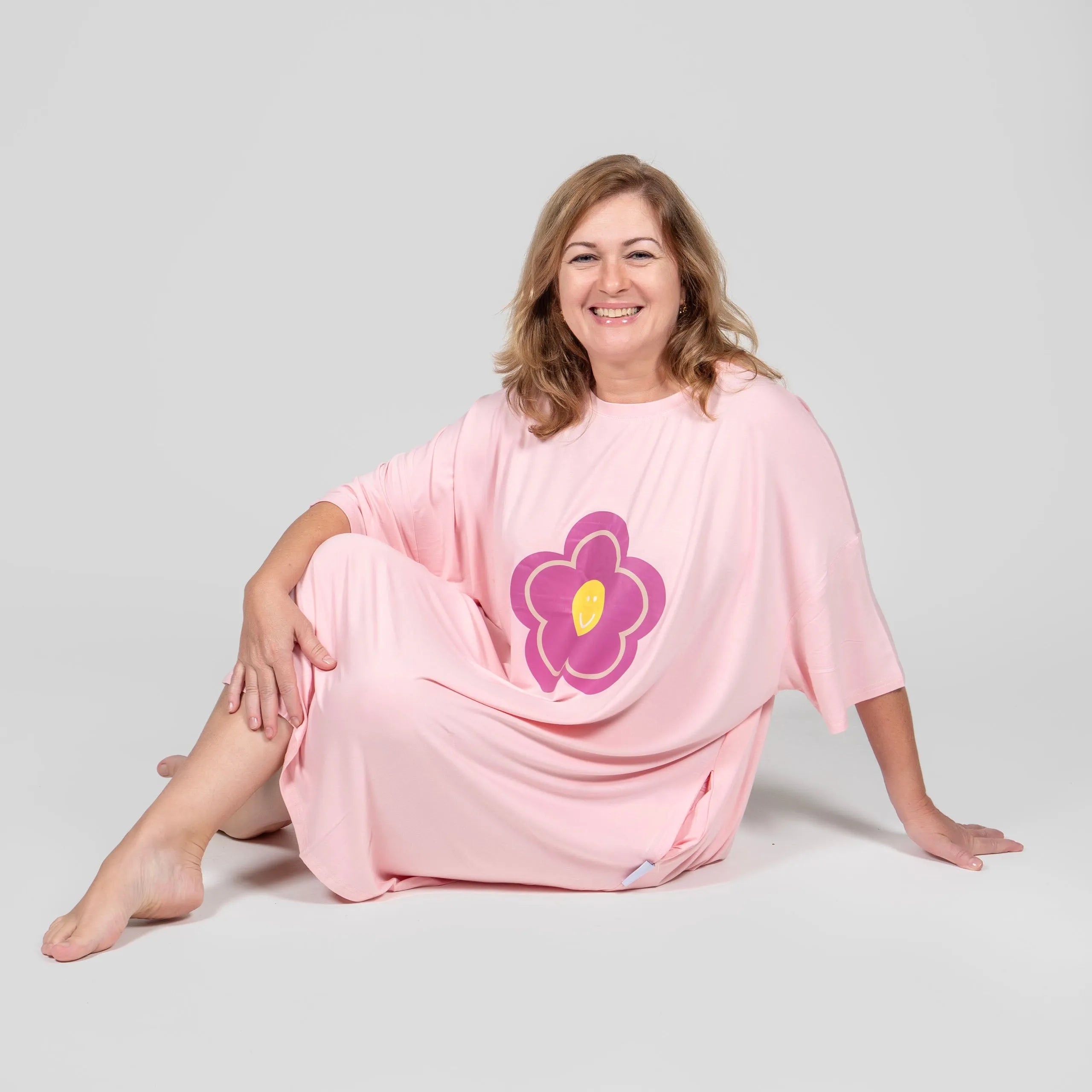 Chemise de Nuit Cosy Douce Rose