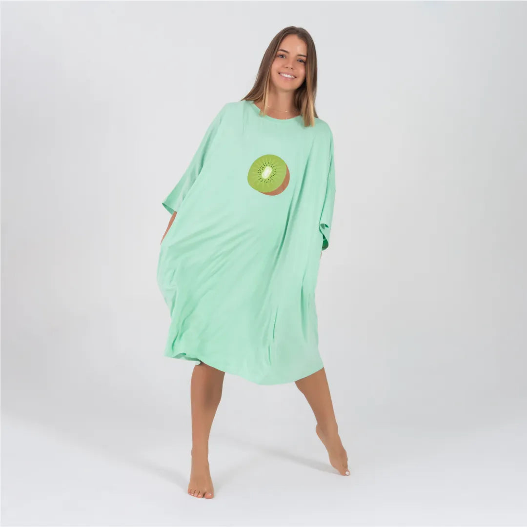Chemise de Nuit Cosy Kiwi